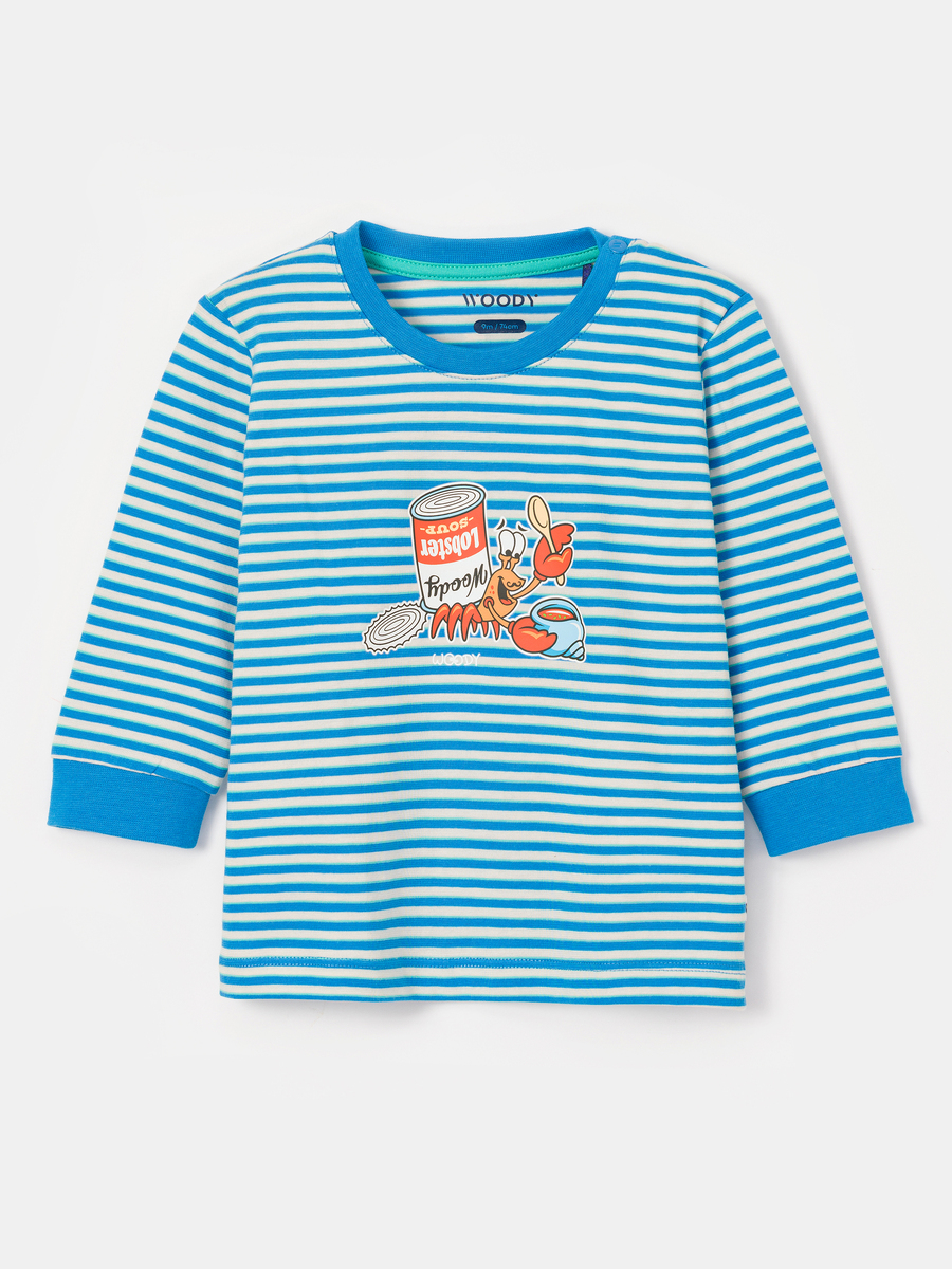 Pyjama van het merk Woody in het Marine