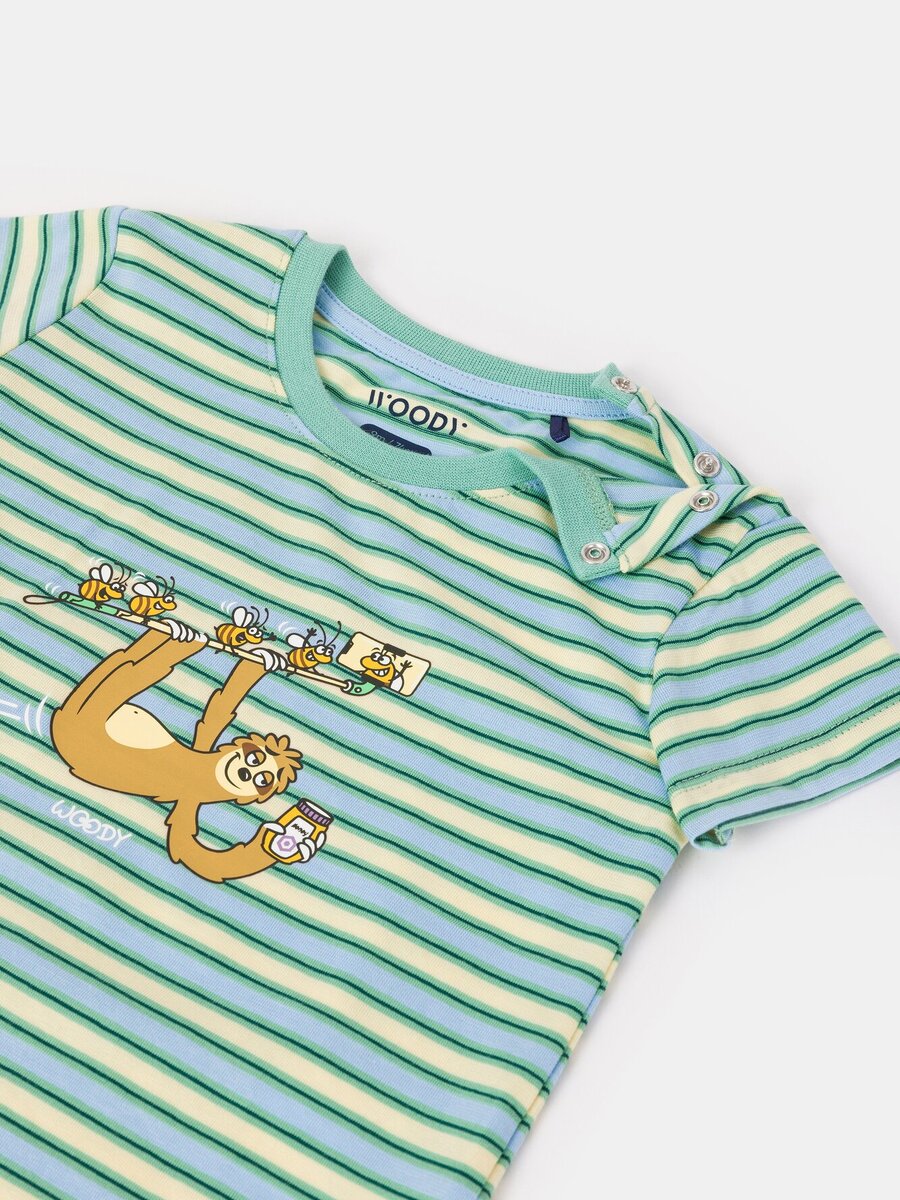 Pyjama van het merk Woody in het Groen