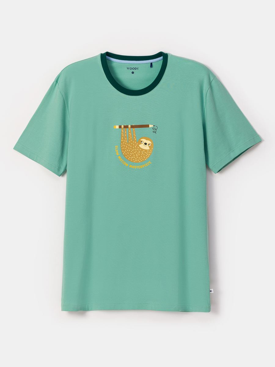 Pyjama van het merk Woody in het Groen