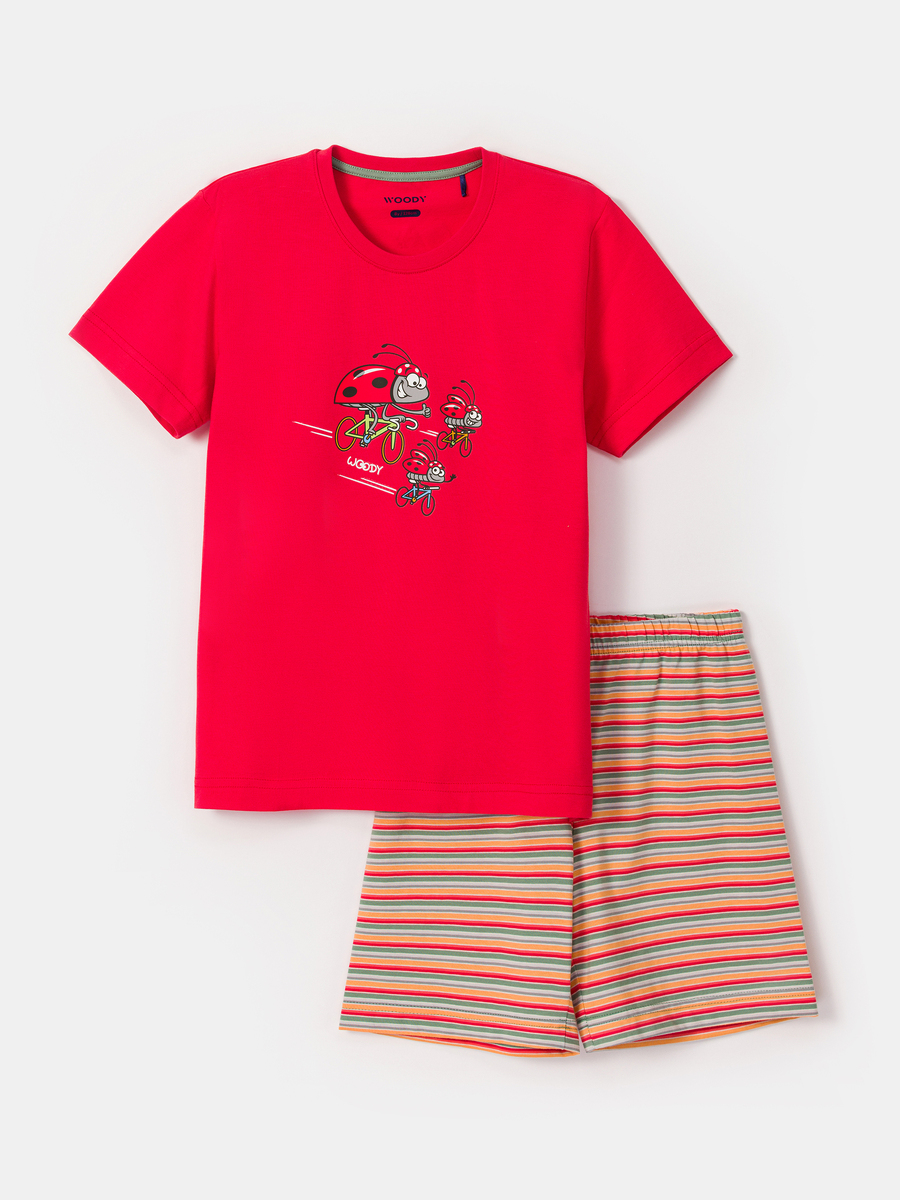 Pyjama van het merk Woody in het Rood