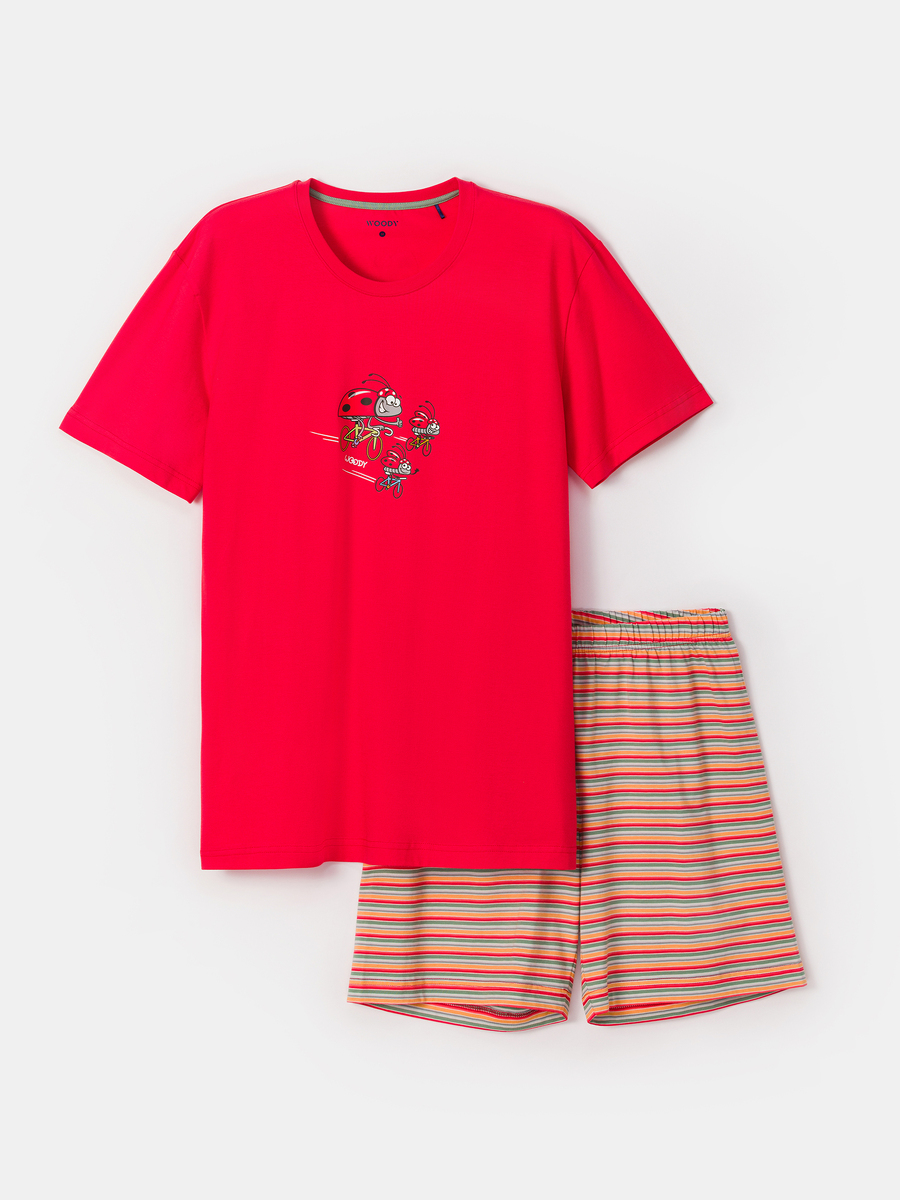 Pyjama van het merk Woody in het Rood