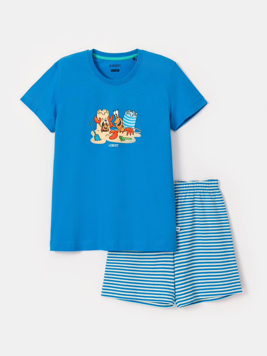 Pyjama van het merk Woody in het Blauw