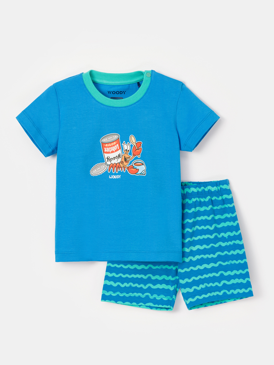 Pyjama van het merk Woody in het Blauw