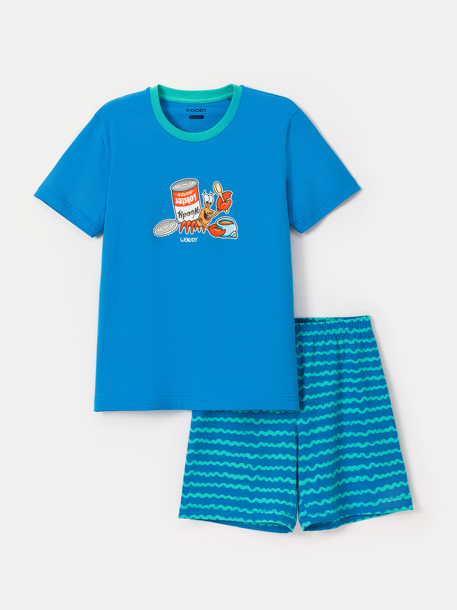 Pyjama van het merk Woody in het Blauw