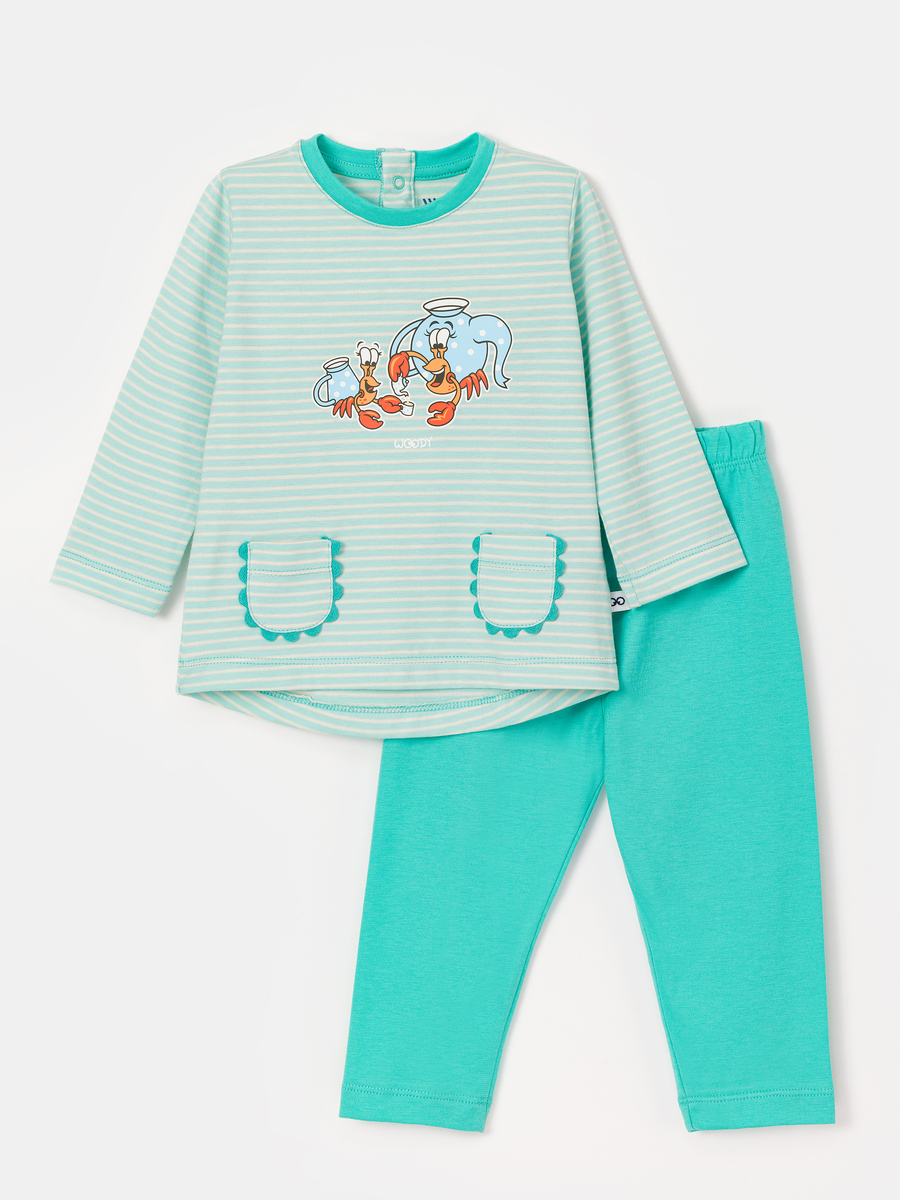 Pyjama van het merk Woody in het Blauw