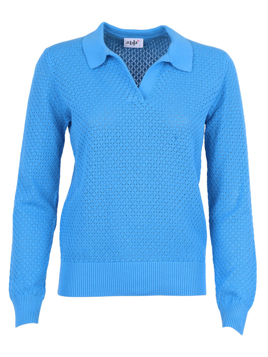 Pull van het merk She Goes Lala in het Blauw