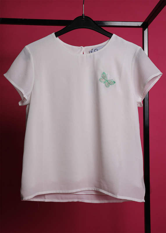 Top van het merk G-wear in het Ecru