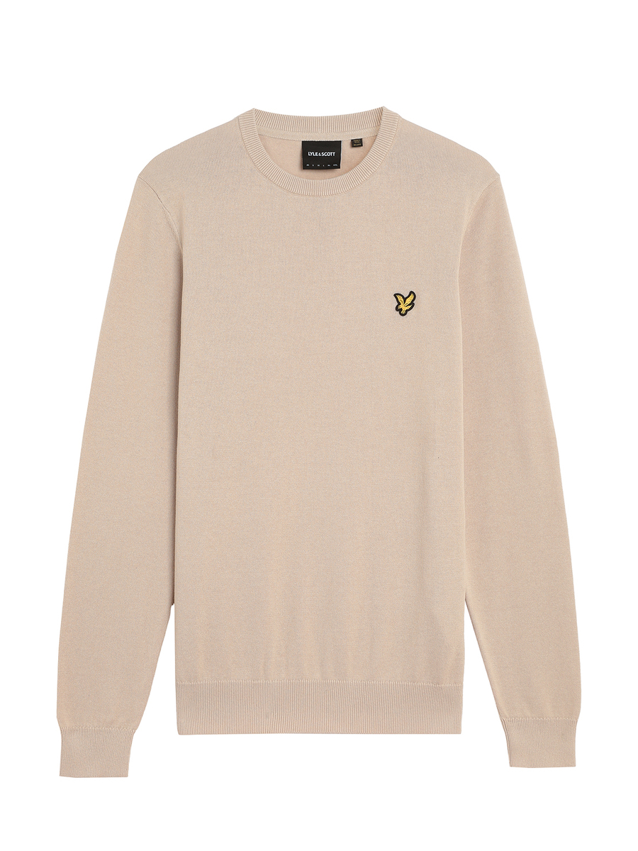 Pull van het merk Lyle & Scott in het Beige