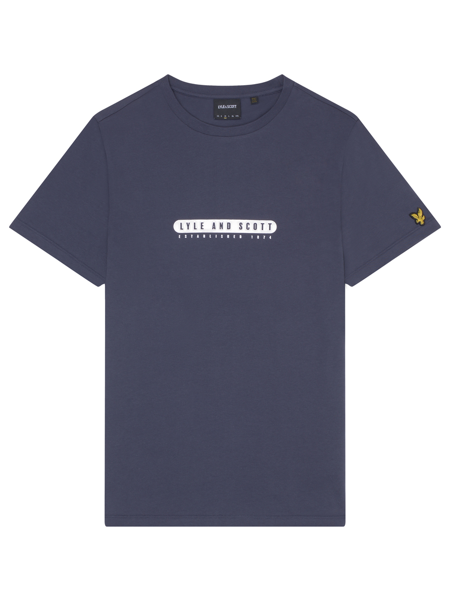 T-shirt van het merk Lyle & Scott in het Blauw