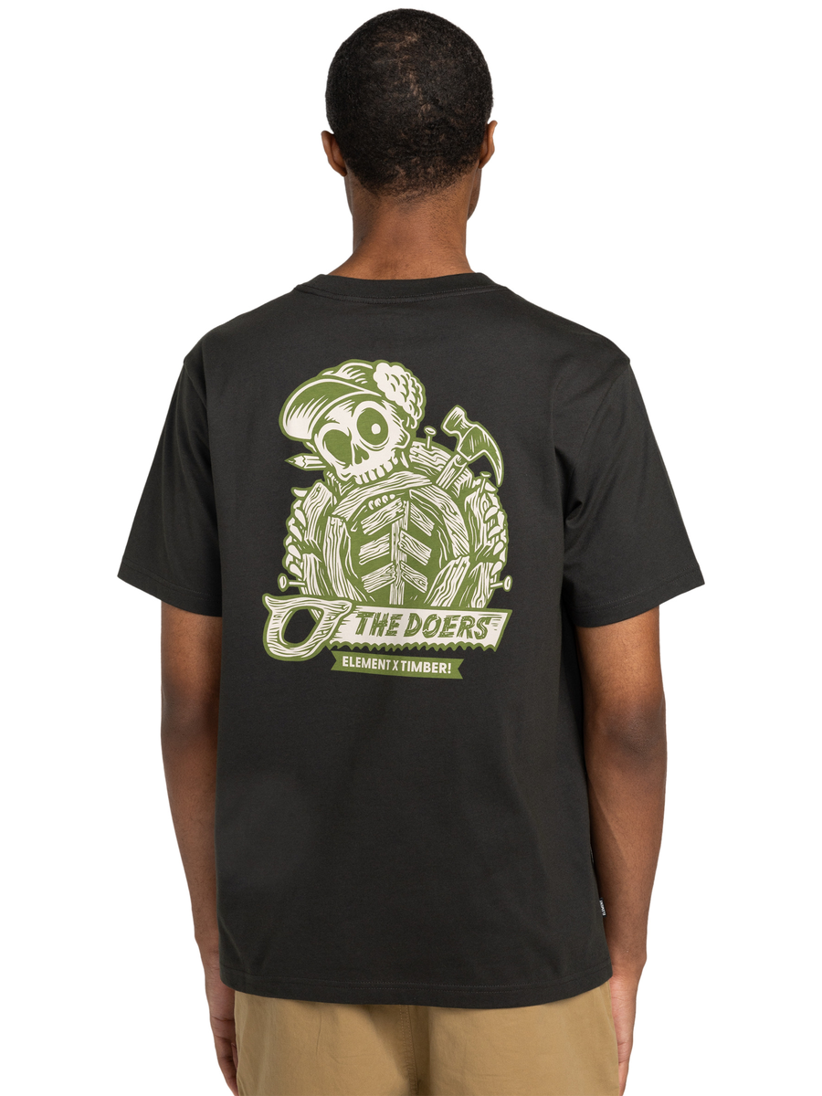 T-shirt van het merk Element in het Zwart