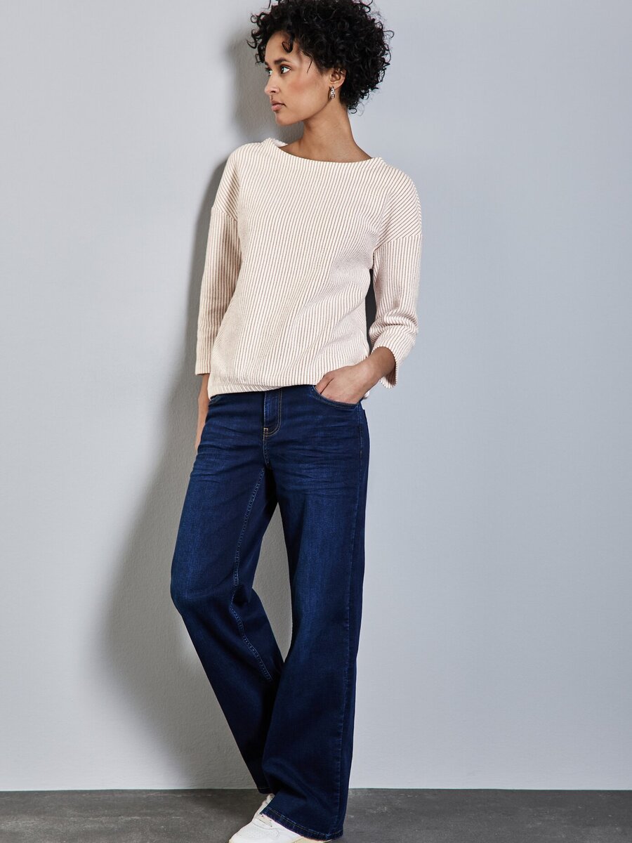 Pull van het merk Street One in het Beige