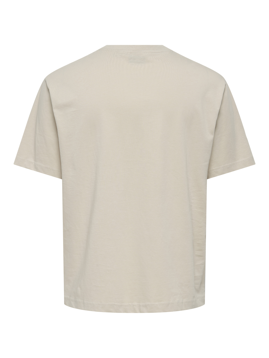 T-shirt van het merk Only & Sons in het Beige