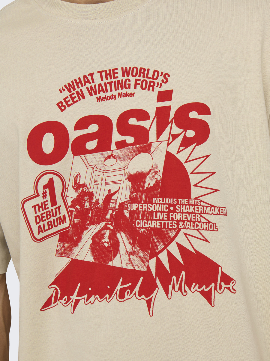 T-shirt van het merk Only & Sons in het Beige