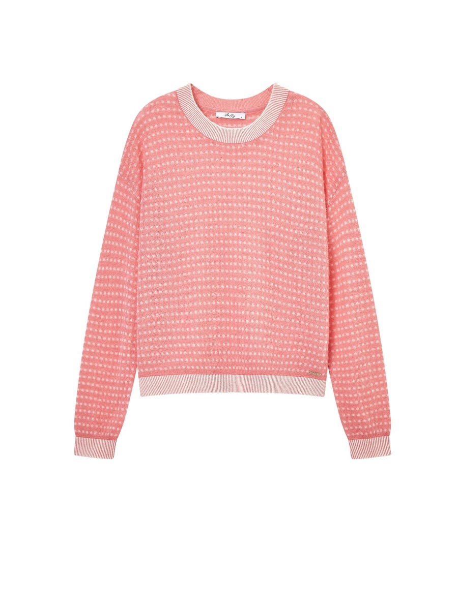 Pull van het merk Vila Joy in het Roze