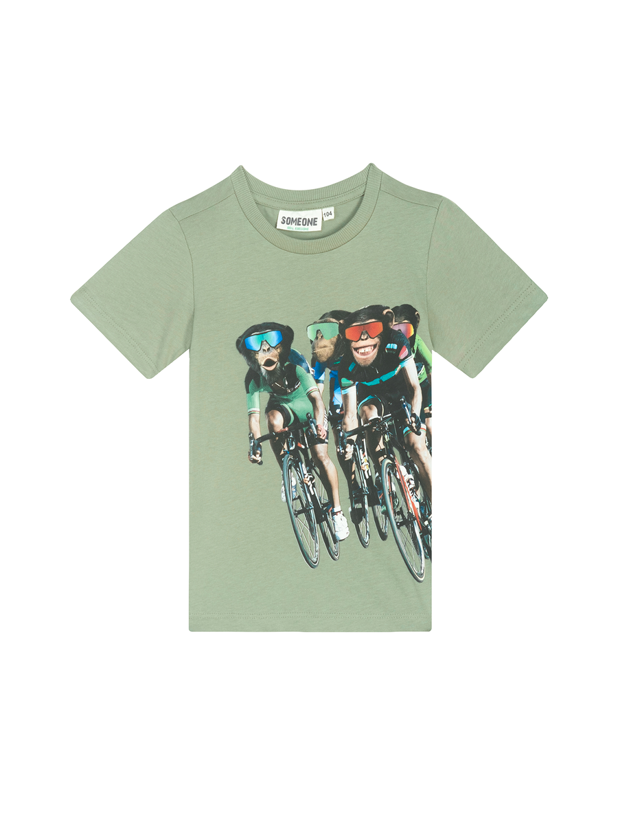 T-shirt van het merk Someone in het Kaki