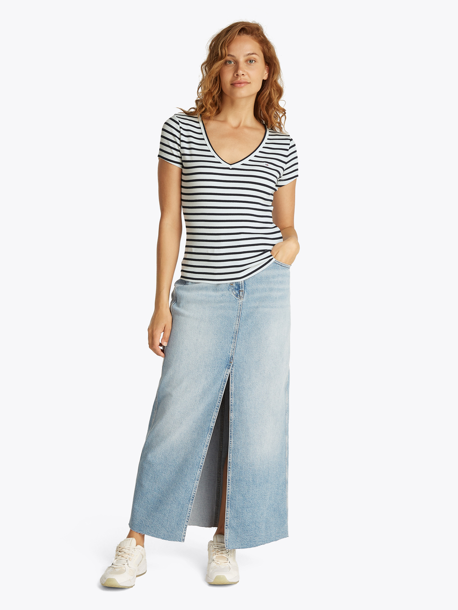 T-shirt van het merk Tommy Jeans in het Ecru