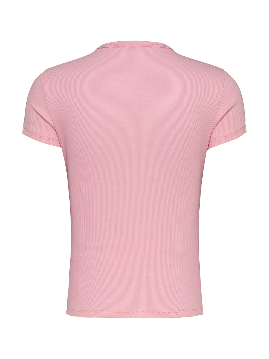 T-shirt van het merk Tommy Jeans in het Roze