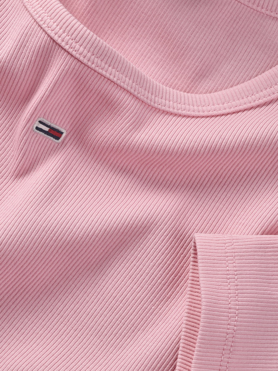 T-shirt van het merk Tommy Jeans in het Roze