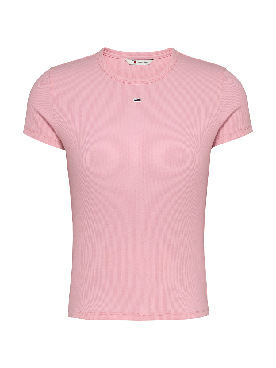 T-shirt van het merk Tommy Jeans in het Roze