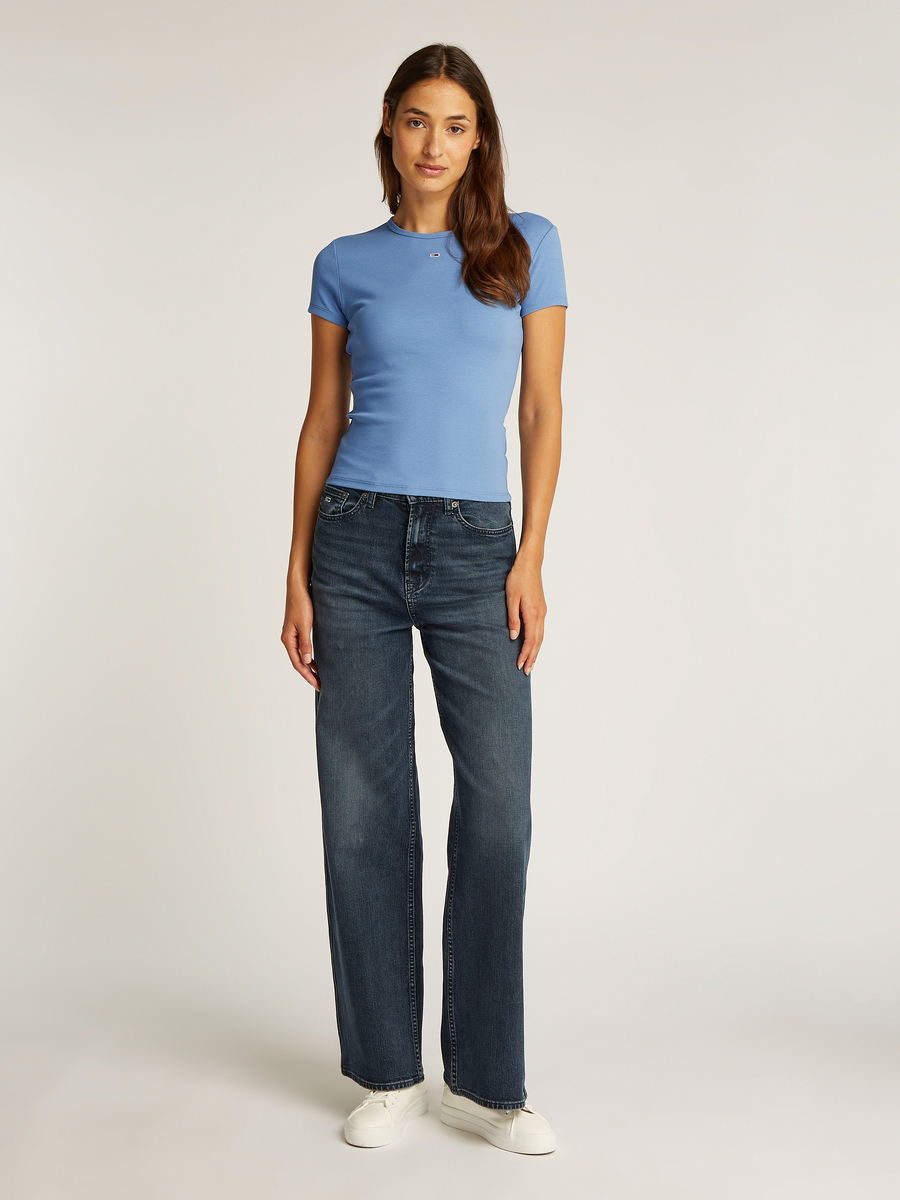 T-shirt van het merk Tommy Jeans in het Blauw