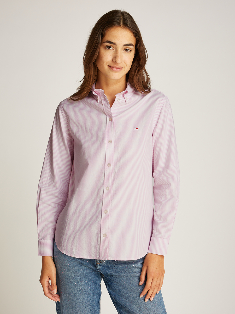 Hemd van het merk Tommy Jeans in het Roze