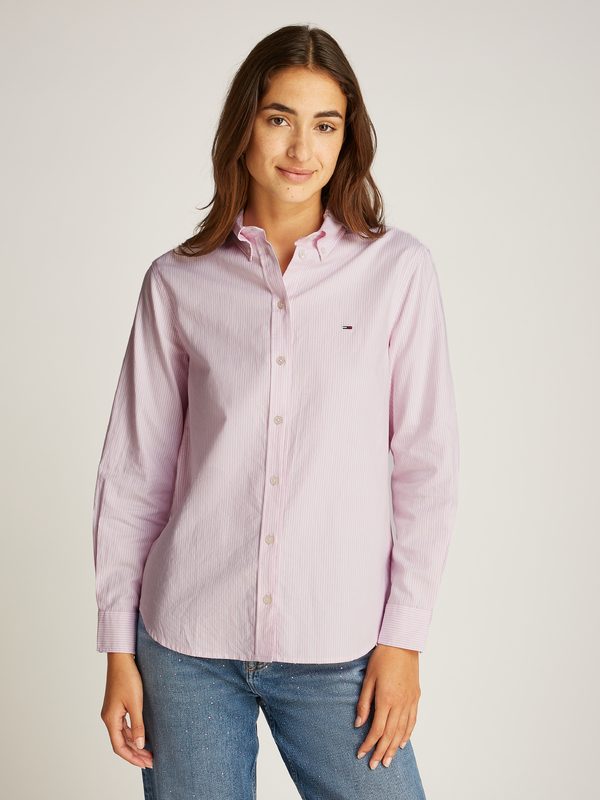 Hemd van het merk Tommy Jeans in het Roze