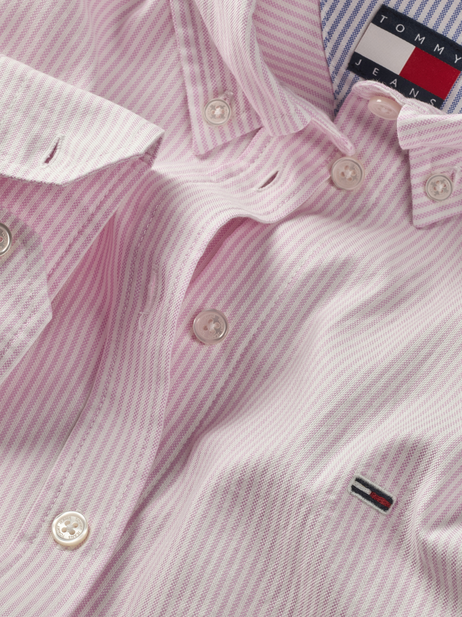 Hemd van het merk Tommy Jeans in het Roze