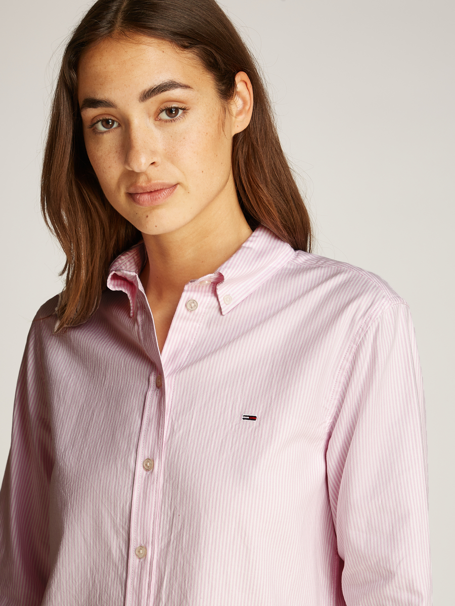 Hemd van het merk Tommy Jeans in het Roze