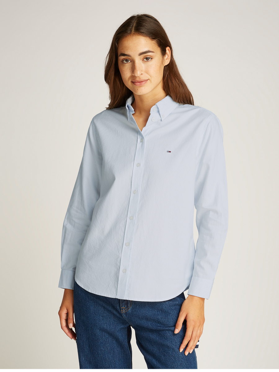 Hemd van het merk Tommy Jeans in het Blauw