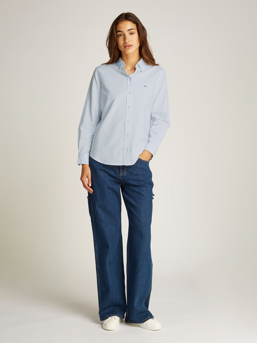 Hemd van het merk Tommy Jeans in het Blauw