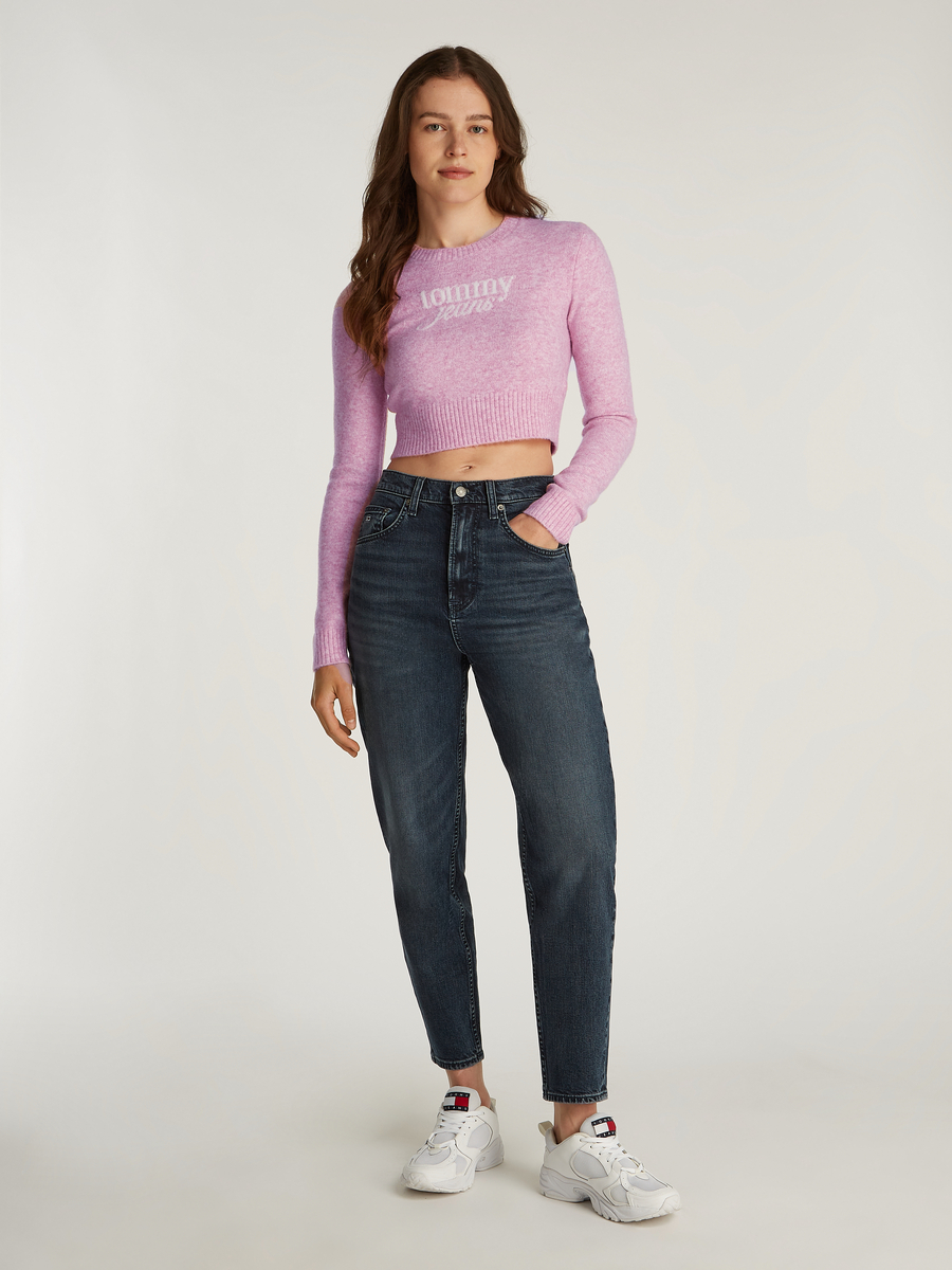 Sweater van het merk Tommy Jeans in het Roze
