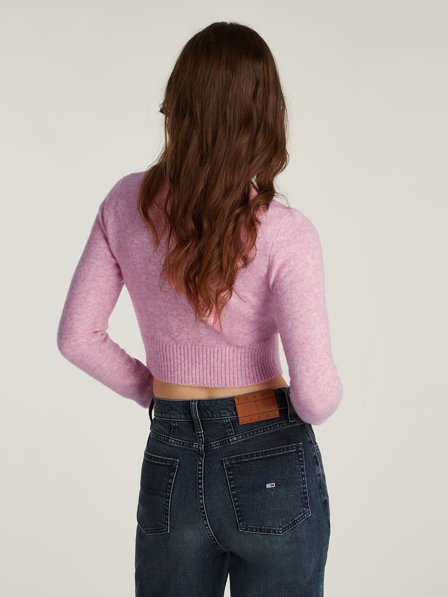 Sweater van het merk Tommy Jeans in het Roze