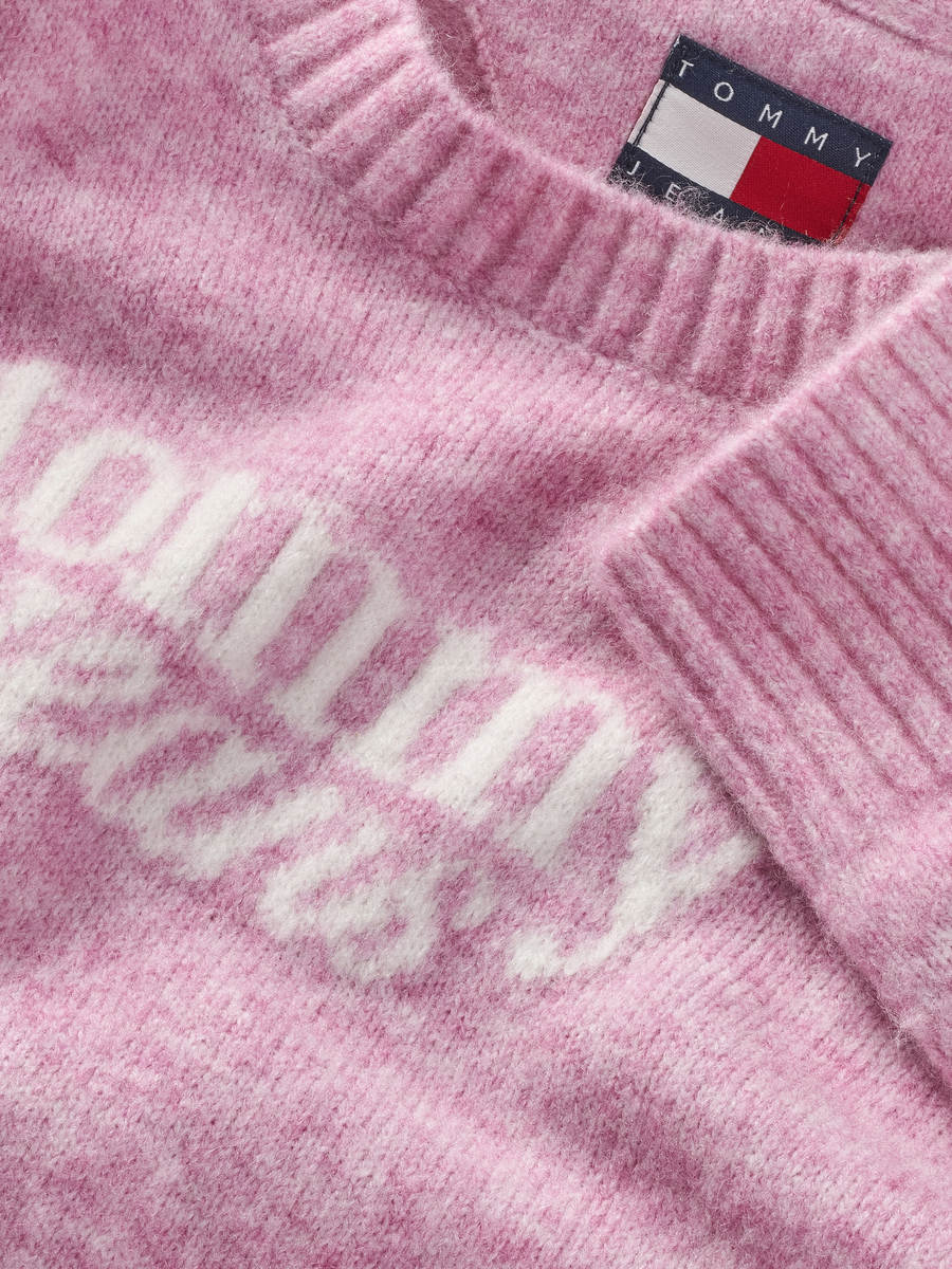 Sweater van het merk Tommy Jeans in het Roze
