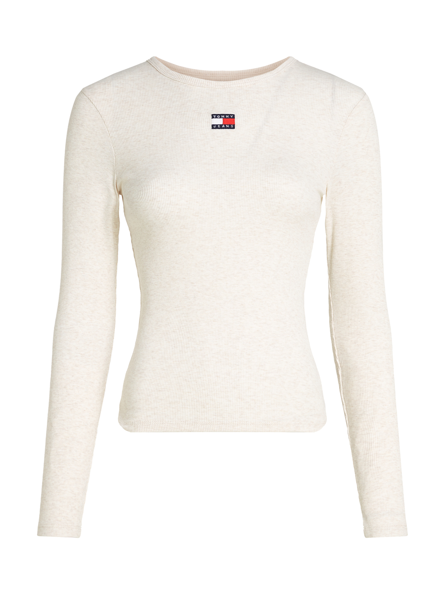 T-shirt van het merk Tommy Jeans in het Ecru