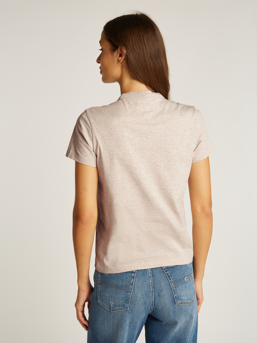 T-shirt van het merk Tommy Jeans in het Ecru