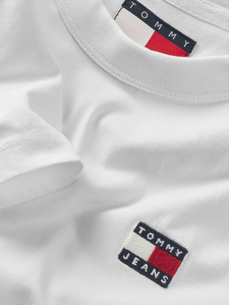 T-shirt van het merk Tommy Jeans in het Ecru