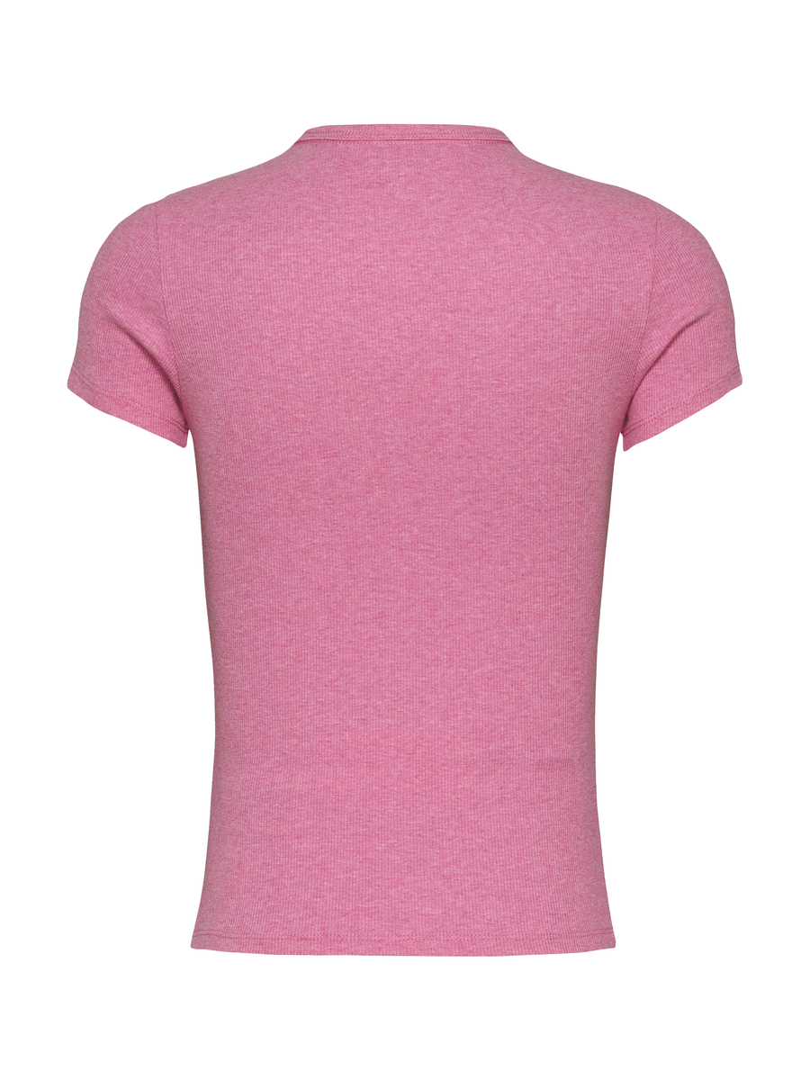 T-shirt van het merk Tommy Jeans in het Roze