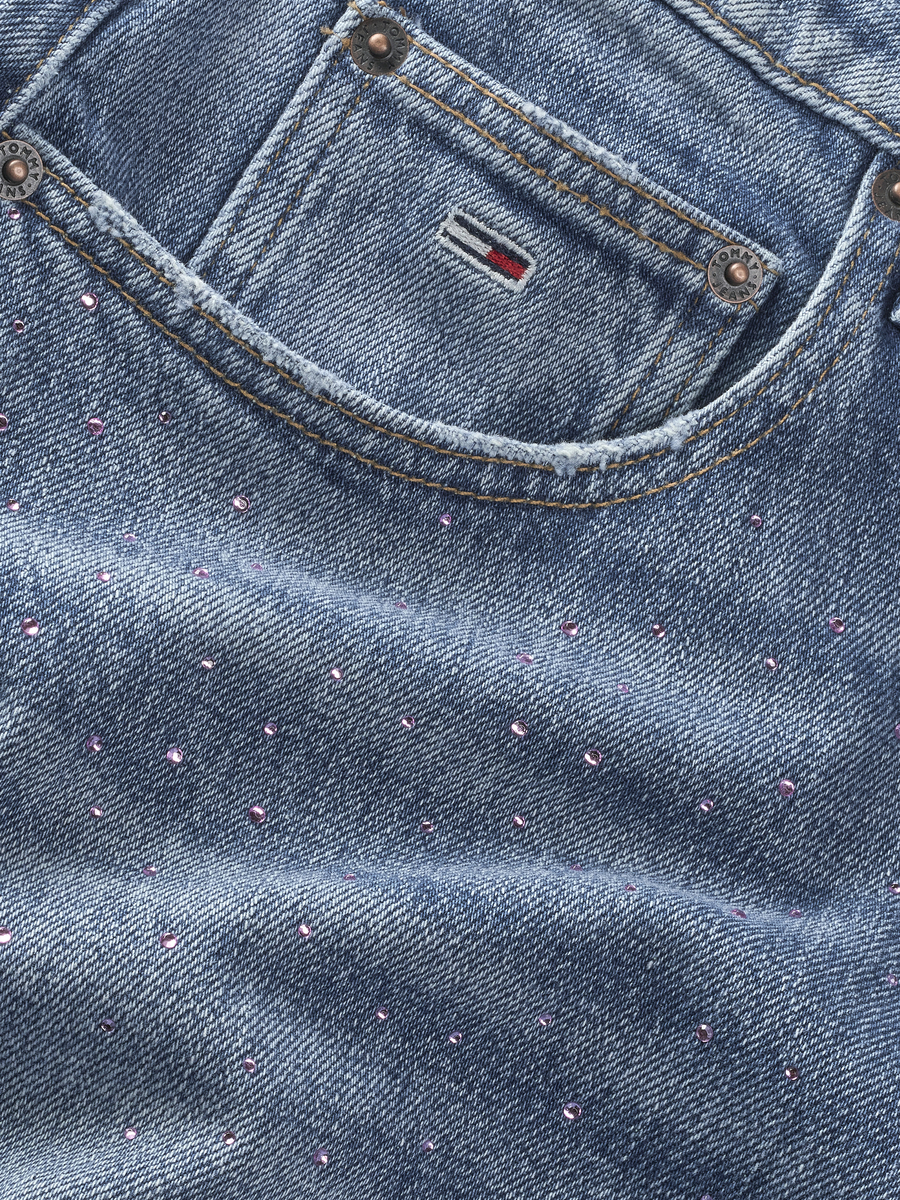 Broek van het merk Tommy Jeans in het Blauw