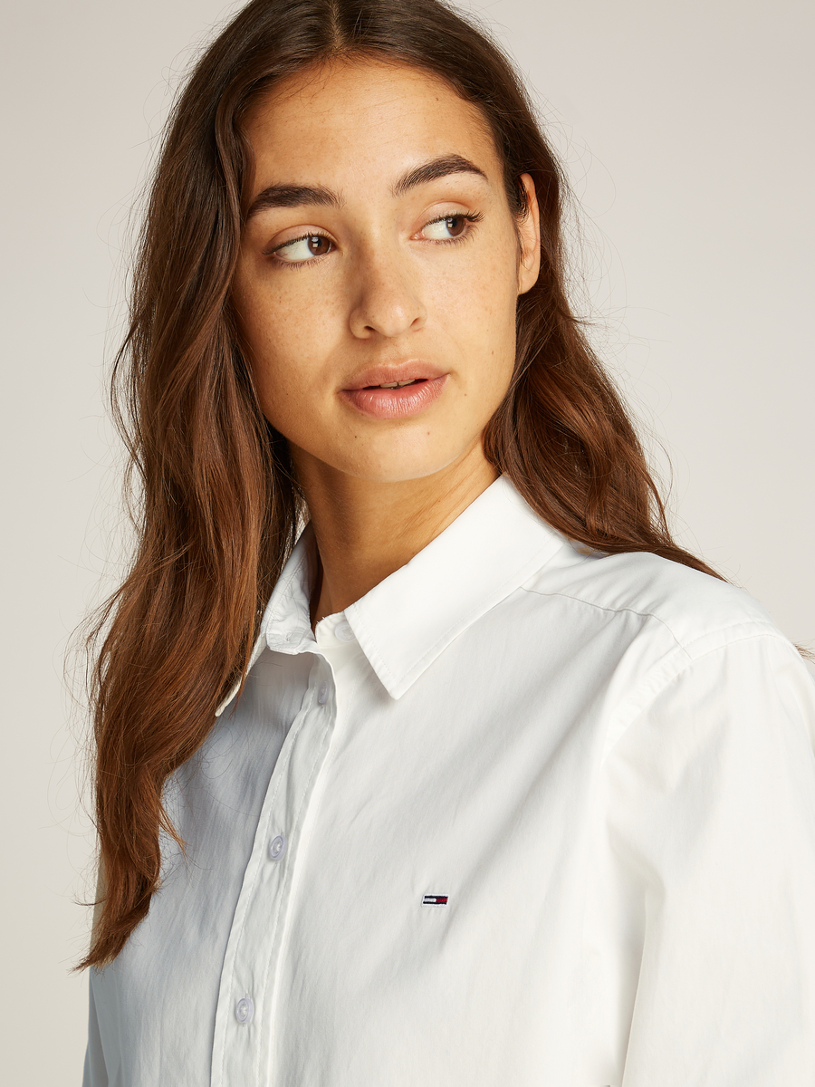 Hemd van het merk Tommy Jeans in het Ecru