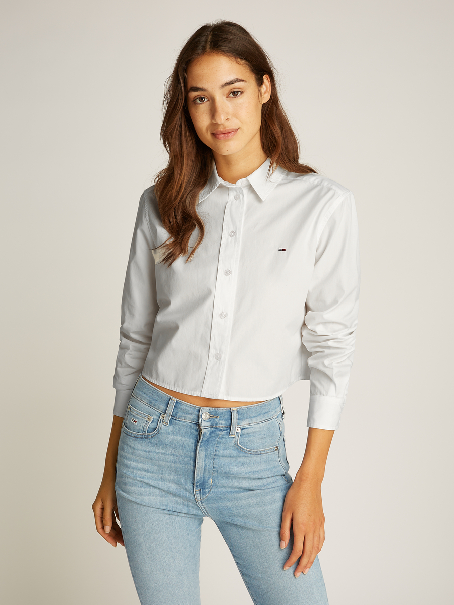 Hemd van het merk Tommy Jeans in het Ecru