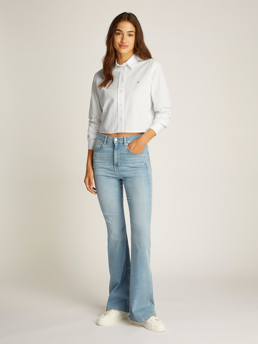 Hemd van het merk Tommy Jeans in het Ecru