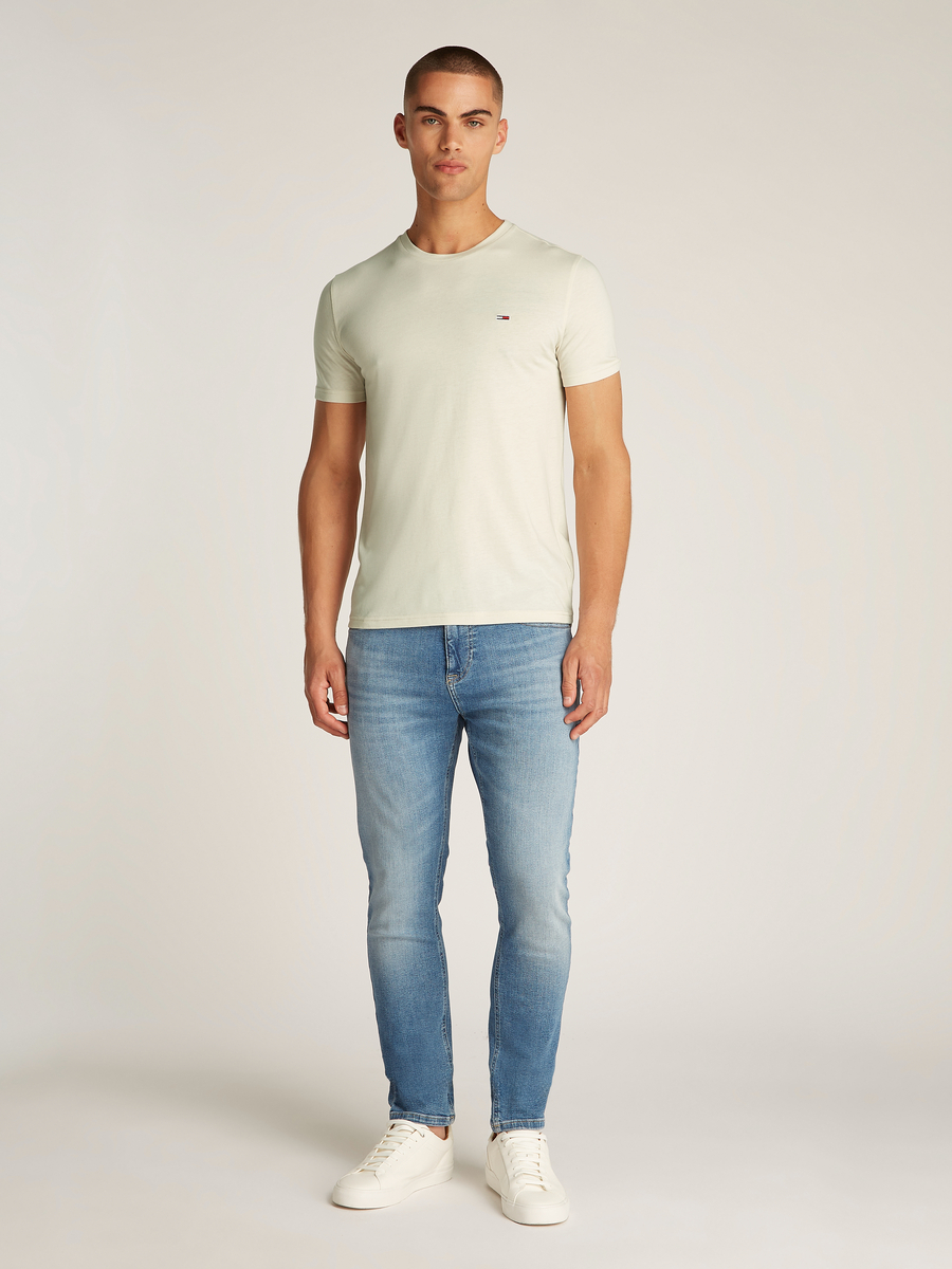 T-shirt van het merk Tommy Jeans in het Beige