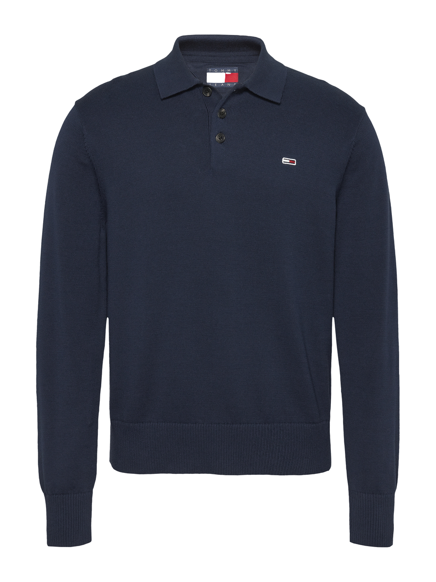 Polo van het merk Tommy Jeans in het Marine