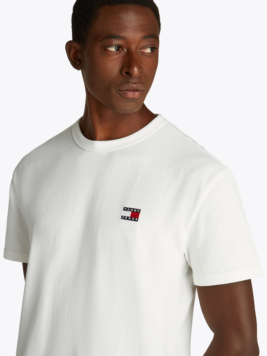 T-shirt van het merk Tommy Jeans in het Ecru