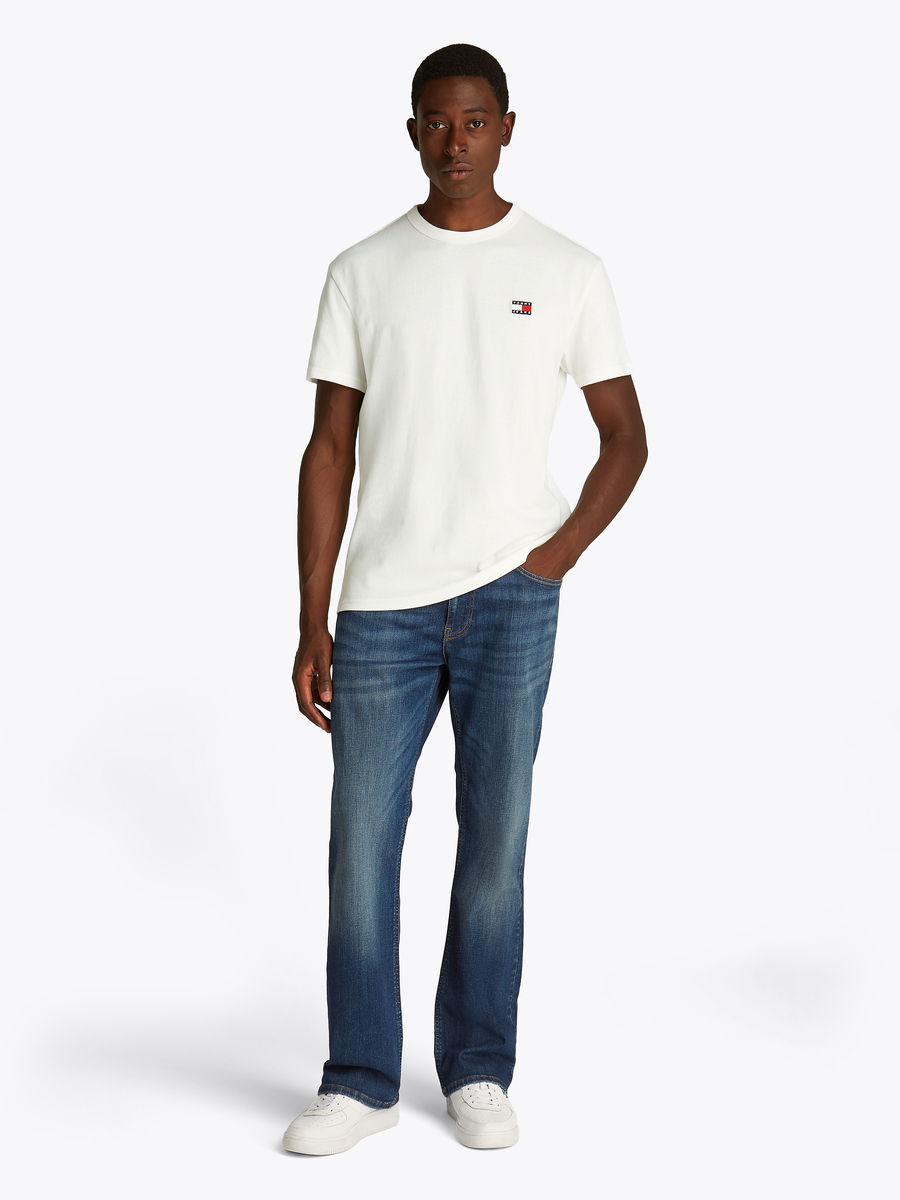 T-shirt van het merk Tommy Jeans in het Ecru