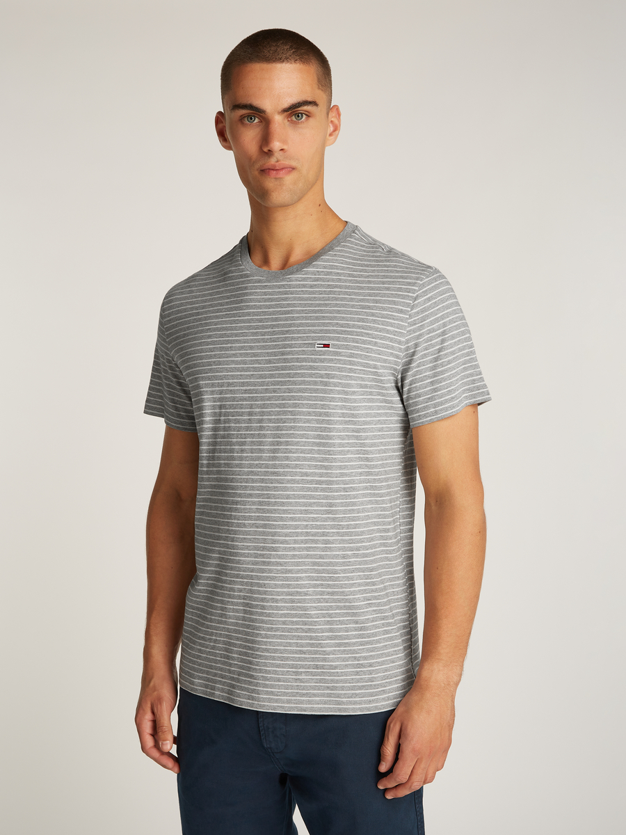 T-shirt van het merk Tommy Jeans in het Grijs