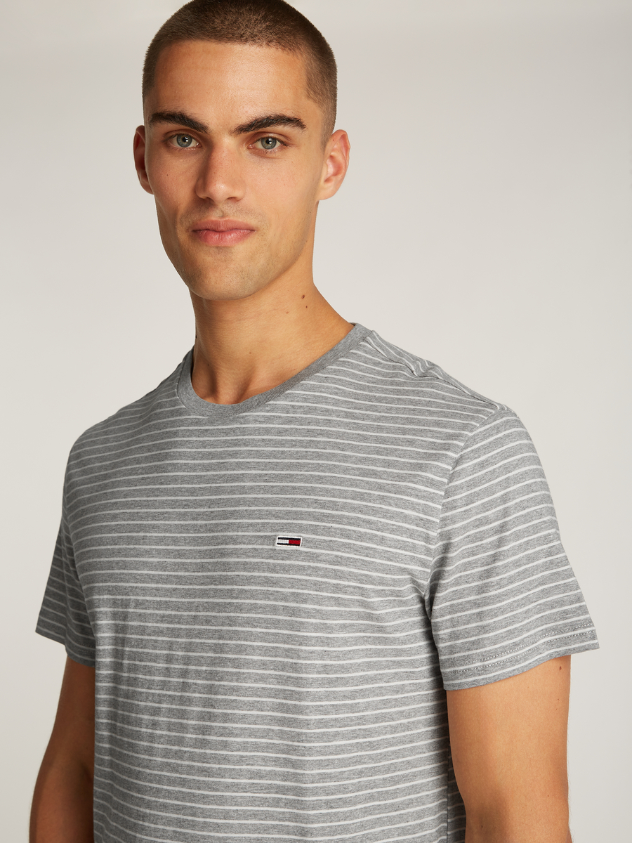 T-shirt van het merk Tommy Jeans in het Grijs