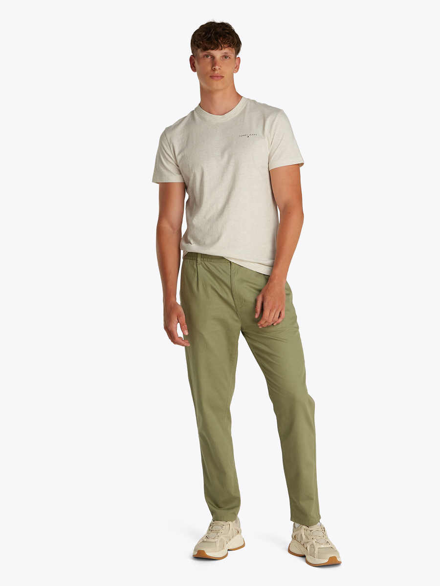 T-shirt van het merk Tommy Jeans in het Ecru