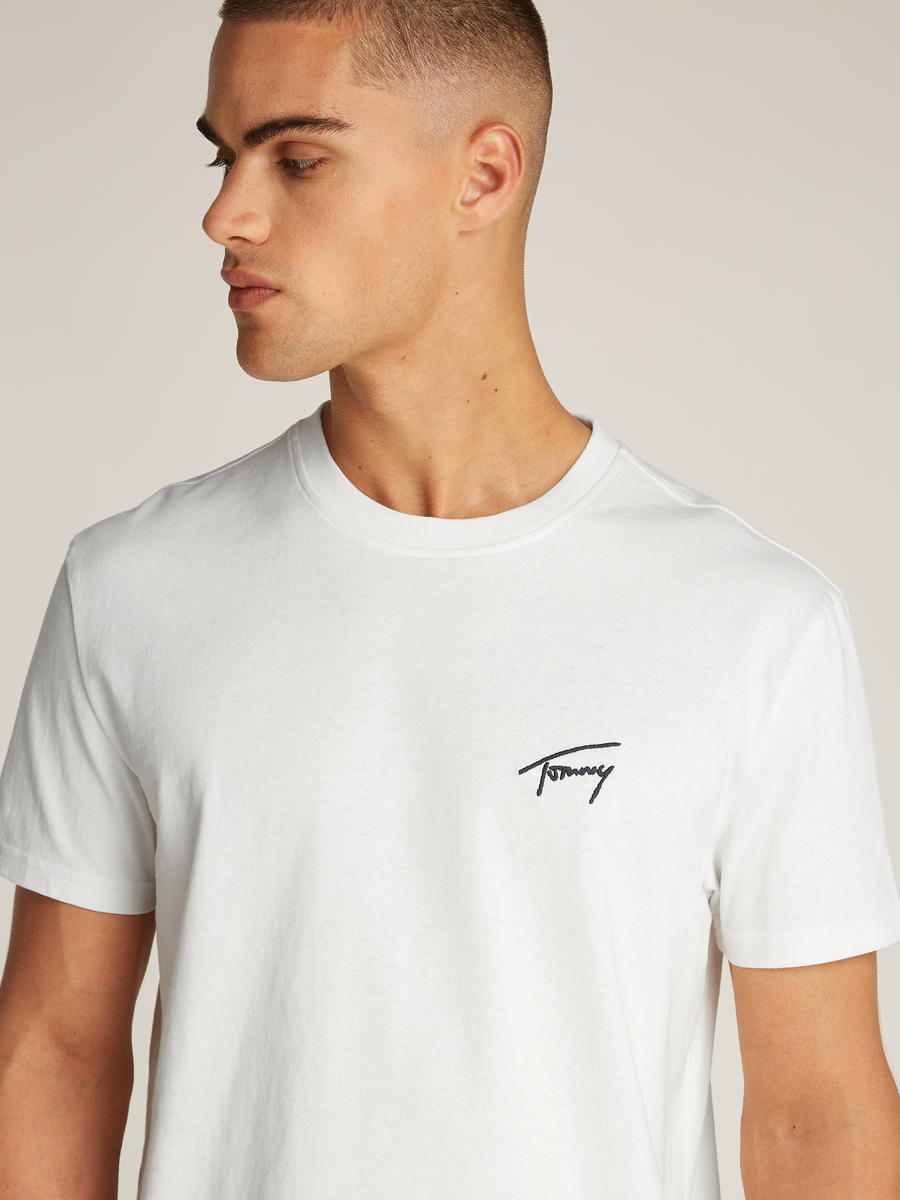 T-shirt van het merk Tommy Jeans in het Ecru