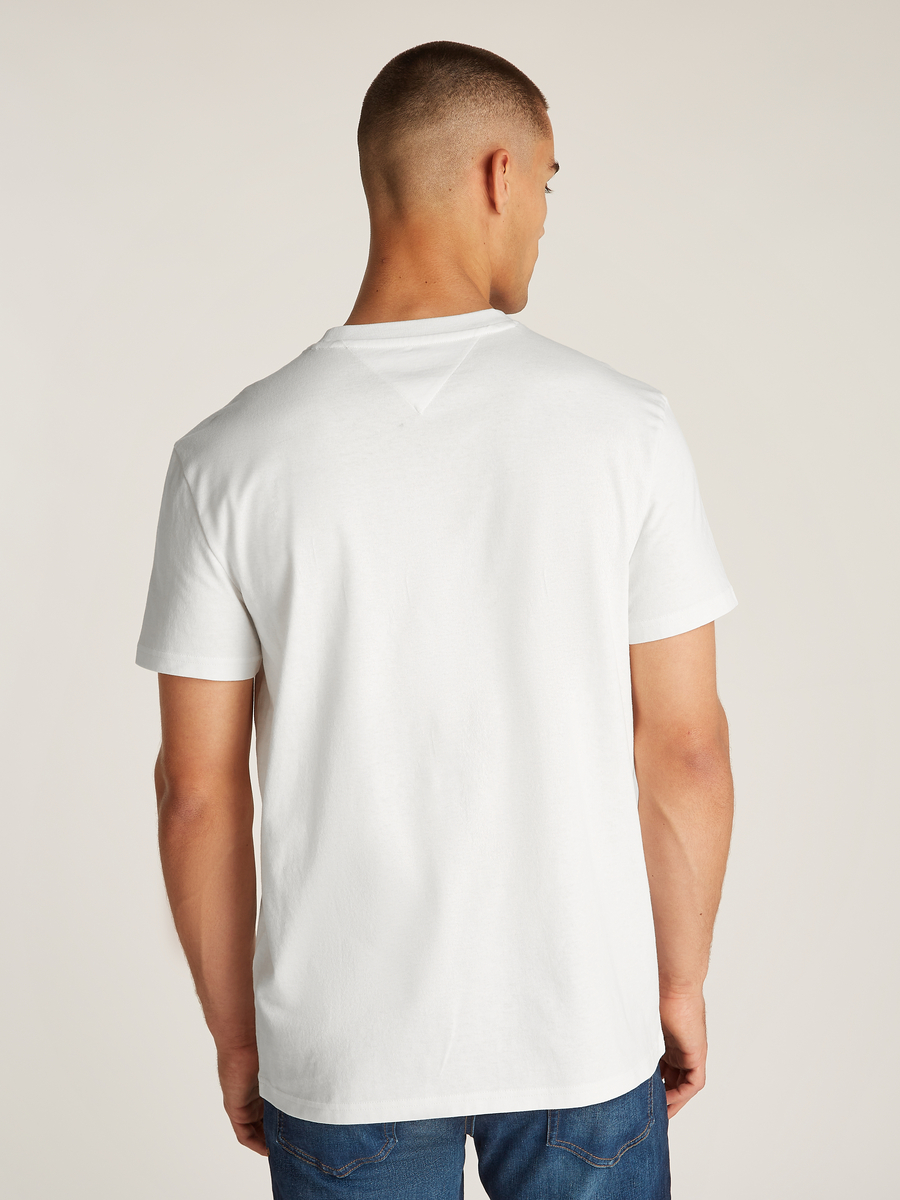 T-shirt van het merk Tommy Jeans in het Ecru